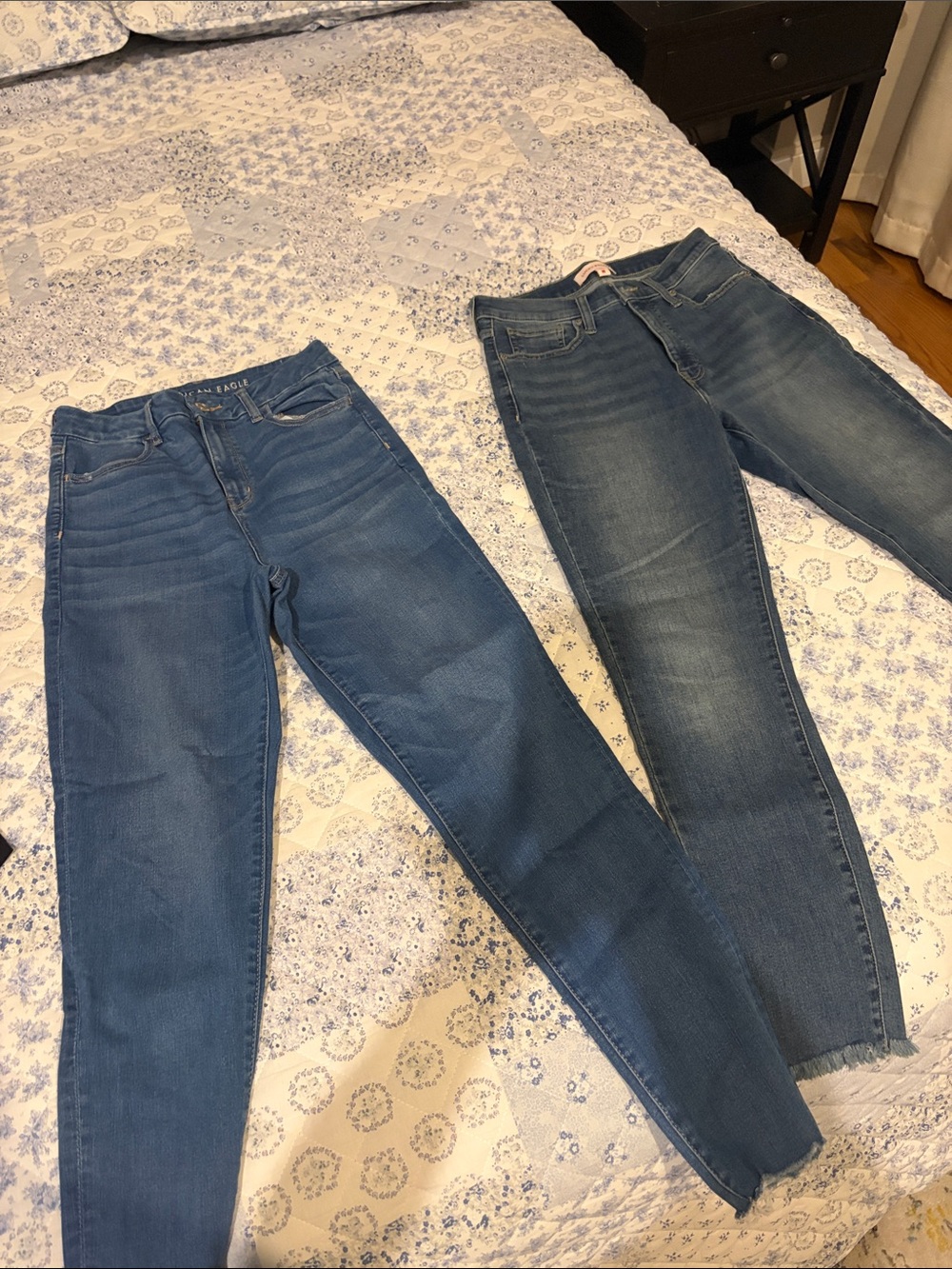 2 pairs of jeans- 8